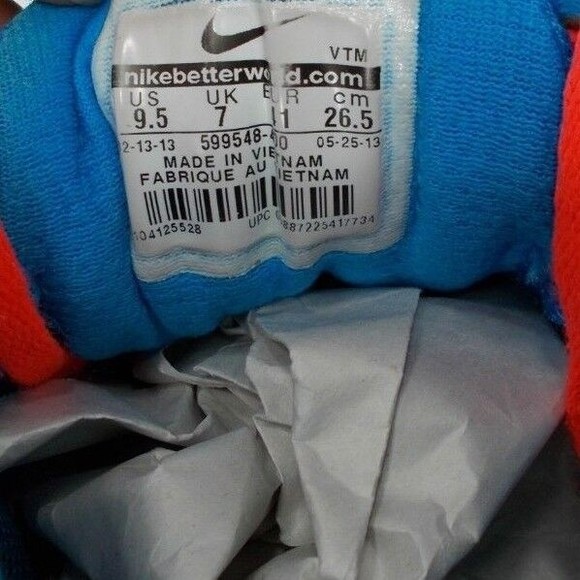 Nike Womens Flex Experience RN 2 Running Blue 599548-400 Shoes Sz 9.5 US A0805 - Picture 12 of 12